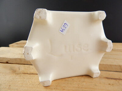 ANTICO LIBERTY BARATTOLO CUCINA CAFE' CAFFE' CERAMICA DECORATA CON ROSE