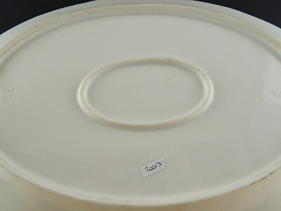 ANTICO VASSOIO RAVIERA PORCELLANA GINORI METÀ 800 DIPINTO A MANO FIORI DI CAMPO