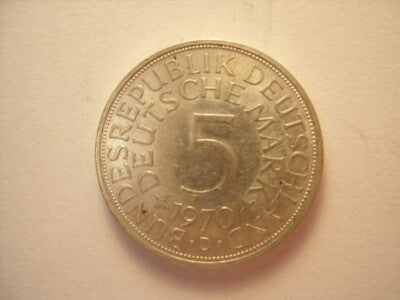 5 MARCHI ARGENTO 1970 - D