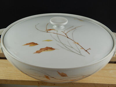 VINTAGE ZUPPIERA CENTROTAVOLA PORCELLANA HEINRICH &CO SELB BAVARIA ANMUT