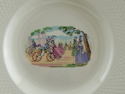 ANTICO RARO PIATTO SEMI PORCELLANA INGLESE OLD BRIDGE EARTHENWARE COLLEZIONE 267