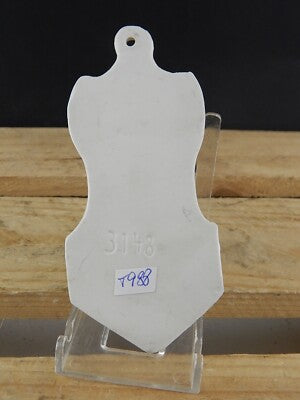 ANTICA ARTE RARA ACQUASANTIERA PORCELLANA PARIGI BISCUIT VIEUX PARIX BENITIER