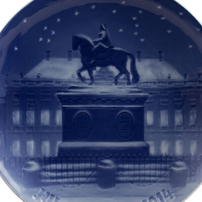 ROYAL COPENHAGEN BING&GRONDAHL PIATTO DI NATALE 1914 ORIGINALE PORCELLANA PRIMA