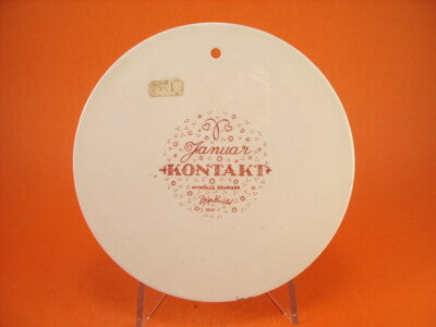 PLACCA DEL MESE CERAMICA NYMOLLE COPENHAGEN DI BJORN WIMBLAD GENNAIO "Kontakt"