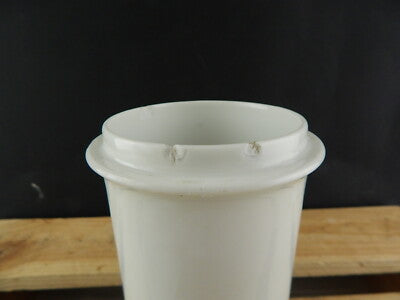 ANTICO VASO ALBARELLO FARMACIA PORCELLANA BIANCA ORO ZECCHINO IMPERO 1800