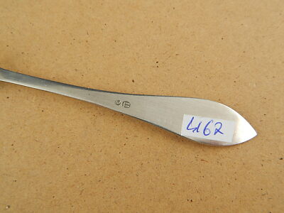 ANTICA ART DECO PICCOLA FORCHETTA PER ANTIPASTI SILVER PLATED BAGNO ARGENTO