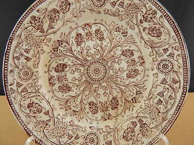 ANTICO RARO PIATTO CERAMICA SCI LAVENO MARCHIO INCUSSO COLLEZIONE GENOVA #4363