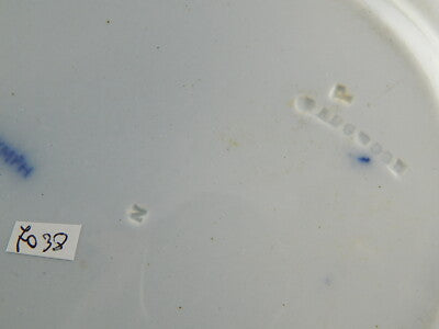 ANTICO VASSOIO RAVIERA CERAMICA WEDGWOOD WATER NYMPH DIPINTO MANO FINE '800