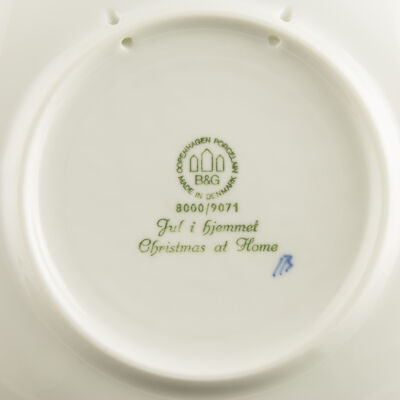 ROYAL COPENHAGEN BING&GRONDAHL PIATTO DI NATALE 1971 ORIGINALE PORCELLANA PRIMA