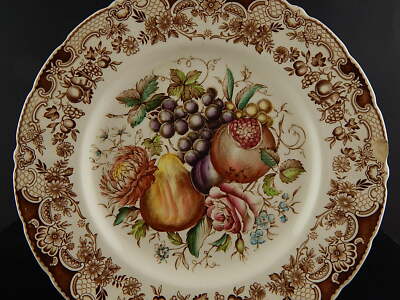 PIATTO SEMI-PORCELLANA JOHNSON BROS ENGLAND WINDSOR WARE COLLEZIONE DIFETTO