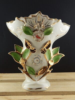 ANTICO PREZIOSO VASO PORCELLANA EPOCA LUIGI FILIPPO VECCHIO PARIGI 1850