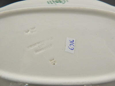 WEDGWOOD&CO MURIEL VERDE VASSOIO PIATTO OVALE RAVIERA SEMI-PORCELLANA PRIMO 900