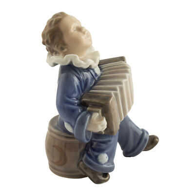 STATUINA PORCELLANA ROYAL COPENHAGEN "Bambino con Fisarmonica" 3667 ORIGINALE