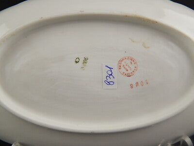 ANTICO VASSOIO RAVIERA PIATTO PORCELLANA GINORI DOCCIA FORMA NAPOLI LIBERTY