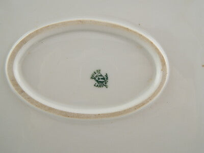 ANTICA RAVIERA GRANDE VASSOIO PIATTO PORCELLANA ART NOUVEAU SUISSE LANGENTHAL