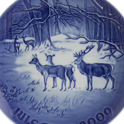 ROYAL COPENHAGEN BING&GRONDAHL PIATTO DI NATALE 2009 ORIGINALE PORCELLANA PRIMA