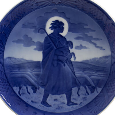 ROYAL COPENHAGEN PIATTO DI NATALE 1957 ORIGINALE PORCELLANA PRIMA SCELTA