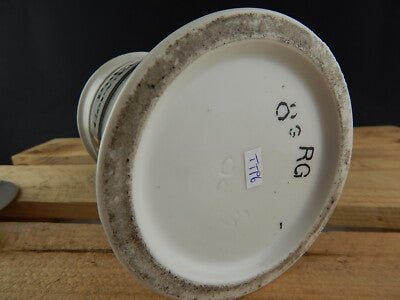 ANTICO VASO ALBARELLO FARMACIA PORCELLANA BIANCA ORO ZECCHINO IMPERO 1800