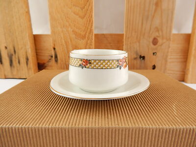 PREZIOSO SET CAFFE' TAZZA E PIATTINO RICHARD GINORI DOCCIA PORCELLANA ANNI '20