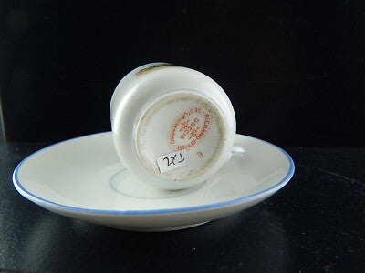 SET CAFFE' PORCELLANA RICHARD GINORI DOCCIA EXPO TORINO 1911 SERVIZIO GAZZETTA @