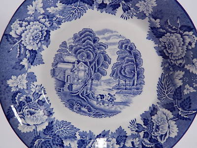 VINTAGE ENOCH WOOD'S ENGLISH SCENERY WOOD&SONS CIOTOLA SEMI PORCELLANA