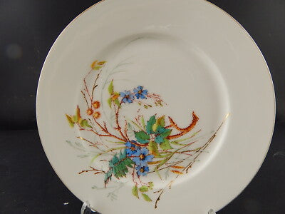 ANTICO 1876 PIATTO PIANO PORCELLANA LIMOGES CHARLES FIELD HAVILAND CM 23,5 ##