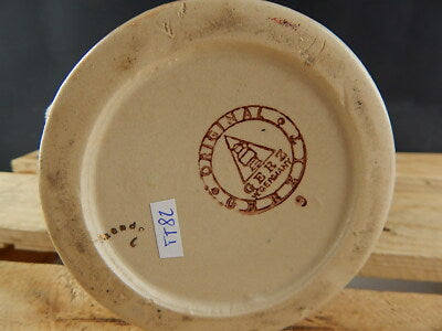 ANTICO AUTENTICO BOCCALE BIRRA GERZ CERAMICA TEDESCO COLLEZIONE MADE IN GERMANY