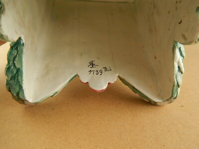 PREZIOSO CENTROTAVOLA FAUNI MASCHERONI CERAMICA LA COLONNATA S.FIORENTINO