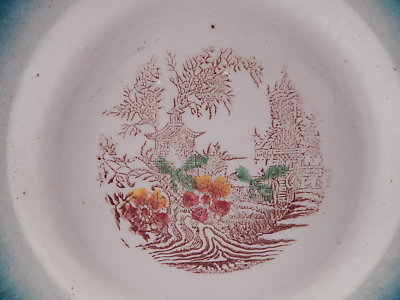 ANTICO PIATTO CERAMICA MONDOVI' F. MUSSO ANTIQUE FAIENCE ITALIAN PLATE