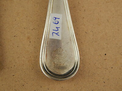 VINTAGE 1 CUCCHIAIO 1 FORCHETTA TAVOLA ARGENTATE BAGNO ARGENTO SANT'ANDREA