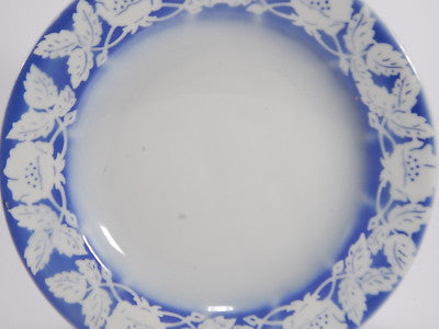 ANTICO PIATTO CERAMICA VEDOVA BESIO & FIGLIO MONDOVI' 1899 DECORO AEROGRAFO