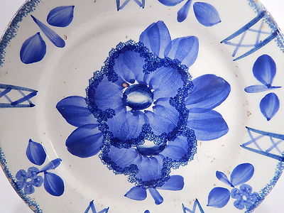 ANTICO PIATTO PORCELLANA RICHARD GINORI MONDOVI'1897 ANTIQUE FAIENCE ITALY PLATE