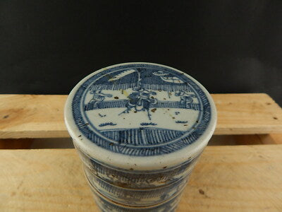 ANTICA SCATOLA COFANETTO COMPONIBILE CINESE PORCELLANA ANTIQUE CHINESE BOX