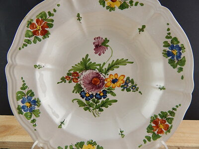 ANTICO 1946 PIATTO FONDO CERAMICA IMOLA TECNICA E DECORO SETTECENTO ITALIANO #5
