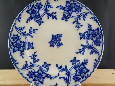 ANTICO RARO PIATTO PORCELLANA MINTON DEL1830 STAFFORDSHIRE DECORO ANEMONE #3703