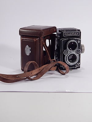 VINTAGE FRANKE & HEIDECKE BRAUNSCHWEIG ROLLEIFLEX BIOTTICA DEL 1956 FUNZIONANTE