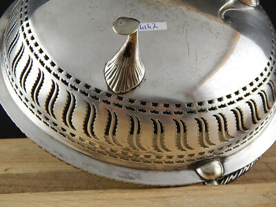 ANTICO ROCAILLE PREZIOSO ELEGANTE CESTINO CENTROTAVOLA ARGENTATO SILVER PLATED