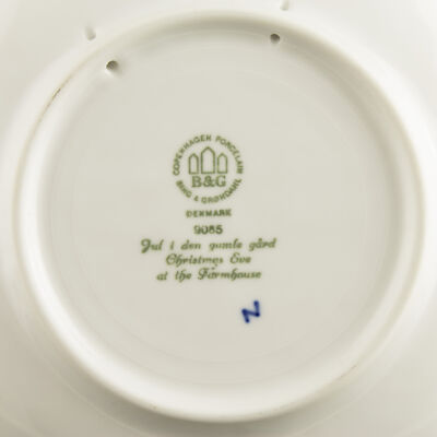 ROYAL COPENHAGEN BING&GRONDAHL PIATTO DI NATALE 1985 ORIGINALE PORCELLANA PRIMA