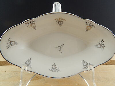 ANTICO ART DECO VASSOIO PORCELLANA DECORO ARGENTO VERBANO LAVENO 1935 ANDLOVITZ