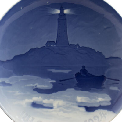 ROYAL COPENHAGEN BING&GRONDAHL PIATTO DI NATALE 1924 ORIGINALE PORCELLANA PRIMA