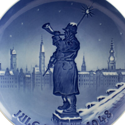 ROYAL COPENHAGEN BING&GRONDAHL PIATTO DI NATALE 1948 ORIGINALE PORCELLANA PRIMA