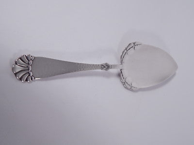 ANTICA PALETTA TORTA ARGENTO SILVER PLATE PRIMI ANNI 1900 ART NOUVEAU LIBERTY