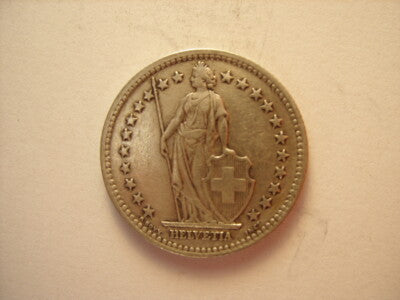 2 FRANCHI CONFEDERATIO HELVETICA ARGENTO 1939