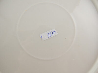 ANTICO FINE 800 PIATTO PORCELLANA AUSTRIA VIENNA VERDE E ORO DIPINTO UCCELLO