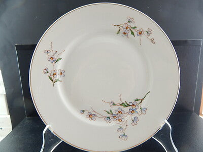 ANTICO PIATTO PORCELLANA RICHARD GINORI NON TI SCORDAR DI ME DIPINTO MANO 1940