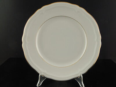 ANTICO SET 6 PIATTI PORCELLANA BIANCA E ORO SELTMANN WEIDEN BAVARIA MARIE LUISE