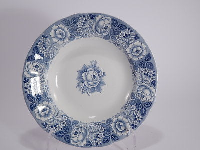 ANTICO PIATTO FONDO PORCELLANA VILLEROY&BOCH METTLACH FINE 1800 DECORO ARMIN