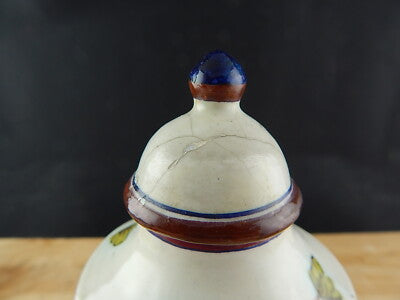 ANTICO VASO ALBARELLO SPEZIALE FARMACIA MAIOLICA SECONDA META' 700 GHIRLANDE
