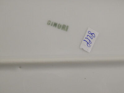 ANTICA ELEGANTE PESCIERA PORCELLANA GINORI DOCCIA FORMA NAPOLI EPOCA LIBERTY