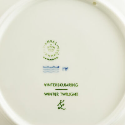 ROYAL COPENHAGEN PIATTO DI NATALE 1974 PORCELLANA COPENAGHEN ORIGINALE PRIMA SCE